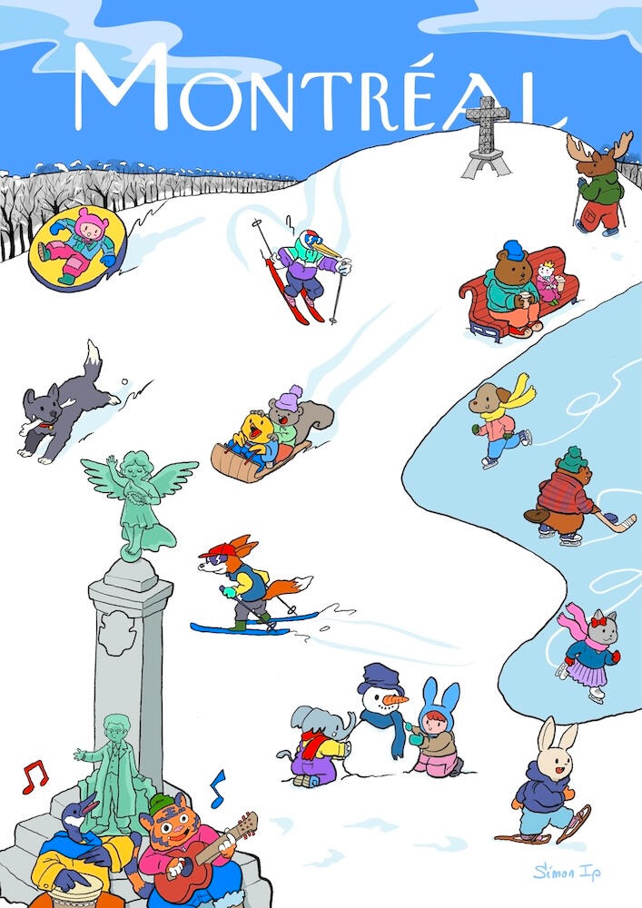 Winter on the mountain