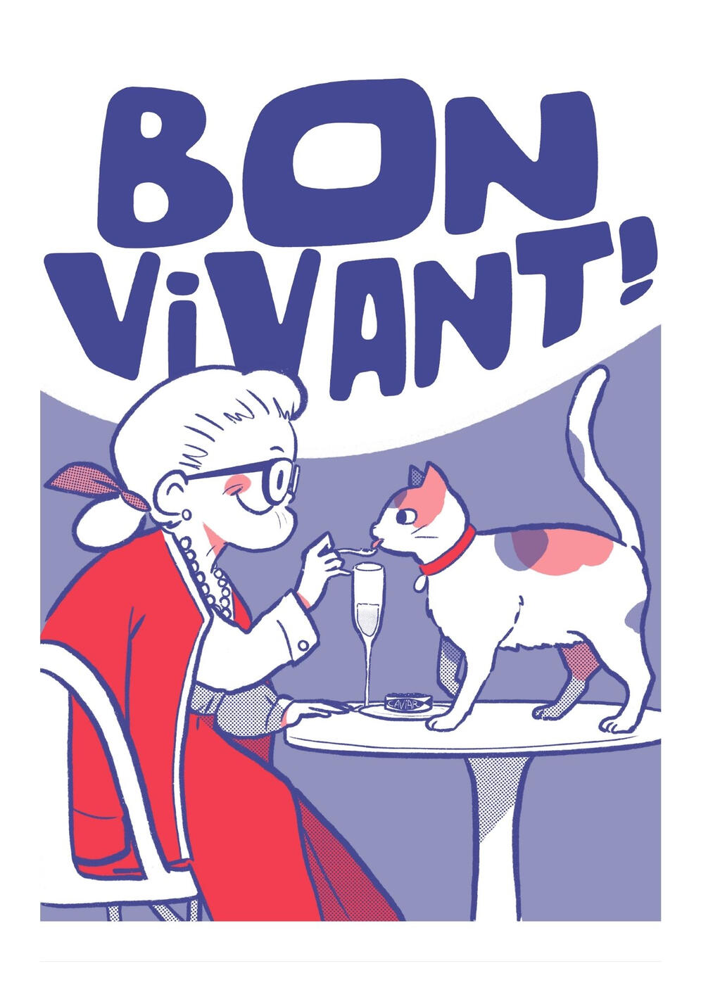 Bon vivant print
